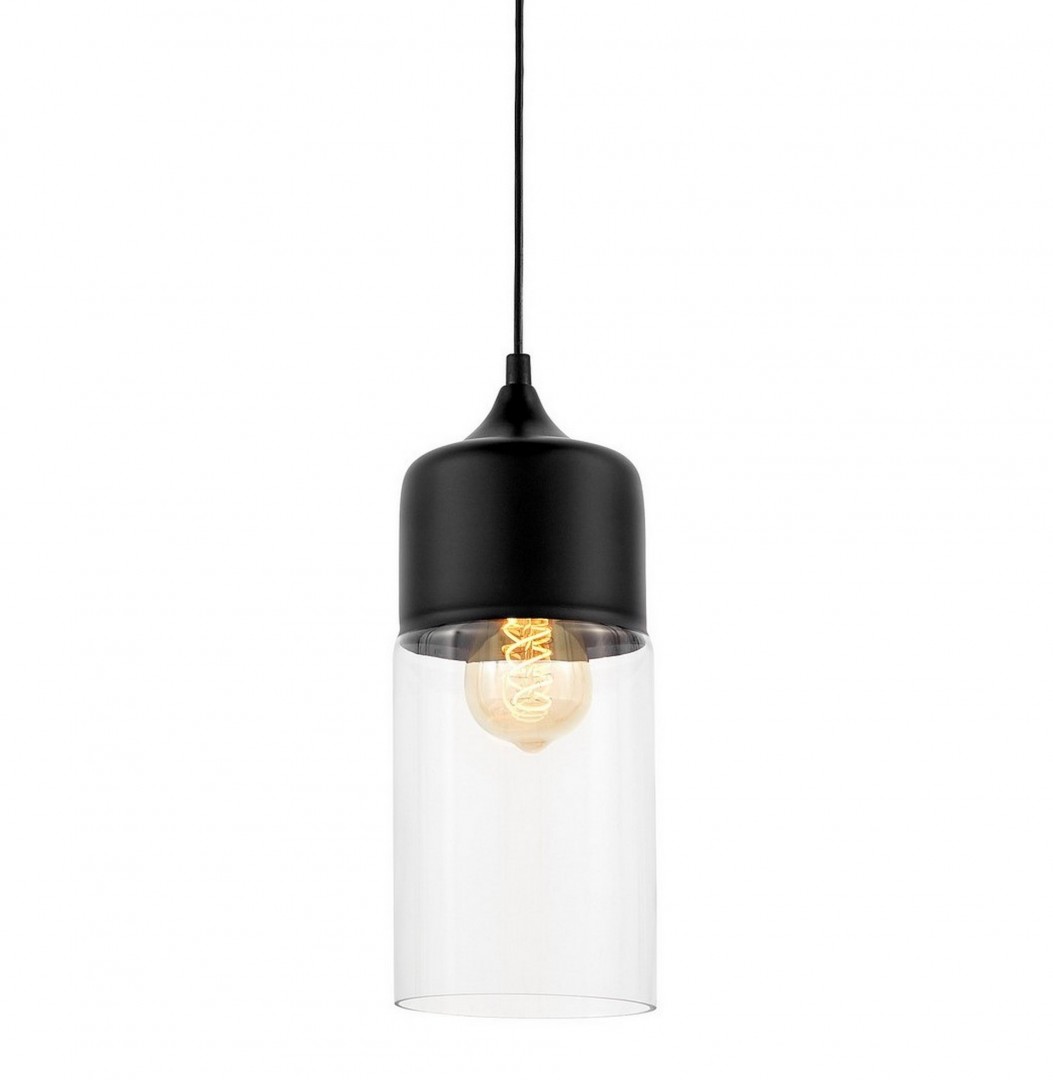 LAMPA WISZĄCA LOFT INDUSTRIALNA CZARNA ZENIA NEW Lumina Deco