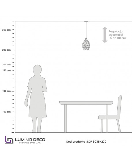 LAMPA NOWOCZESNA WISZĄCA BIAŁO-CHROMOWANA PESTICO