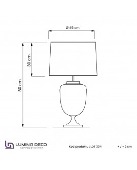 LAMPA NOCNA BIAŁO-SREBRNA OLIMPIA