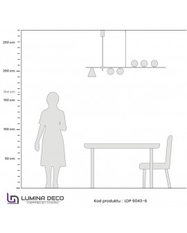 NOWOCZESNA LAMPA WISZĄCA SUFITOWA RENZO W6