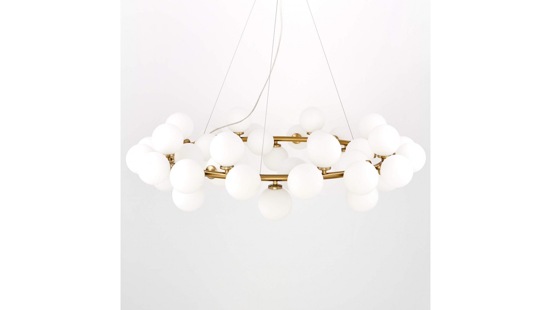 NOWOCZESNA LAMPA WISZĄCA MOSIĘŻNA MARSIADA W40