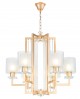 NOWOCZESNA LAMPA WISZĄCA ZŁOTA MANHATTAN W6