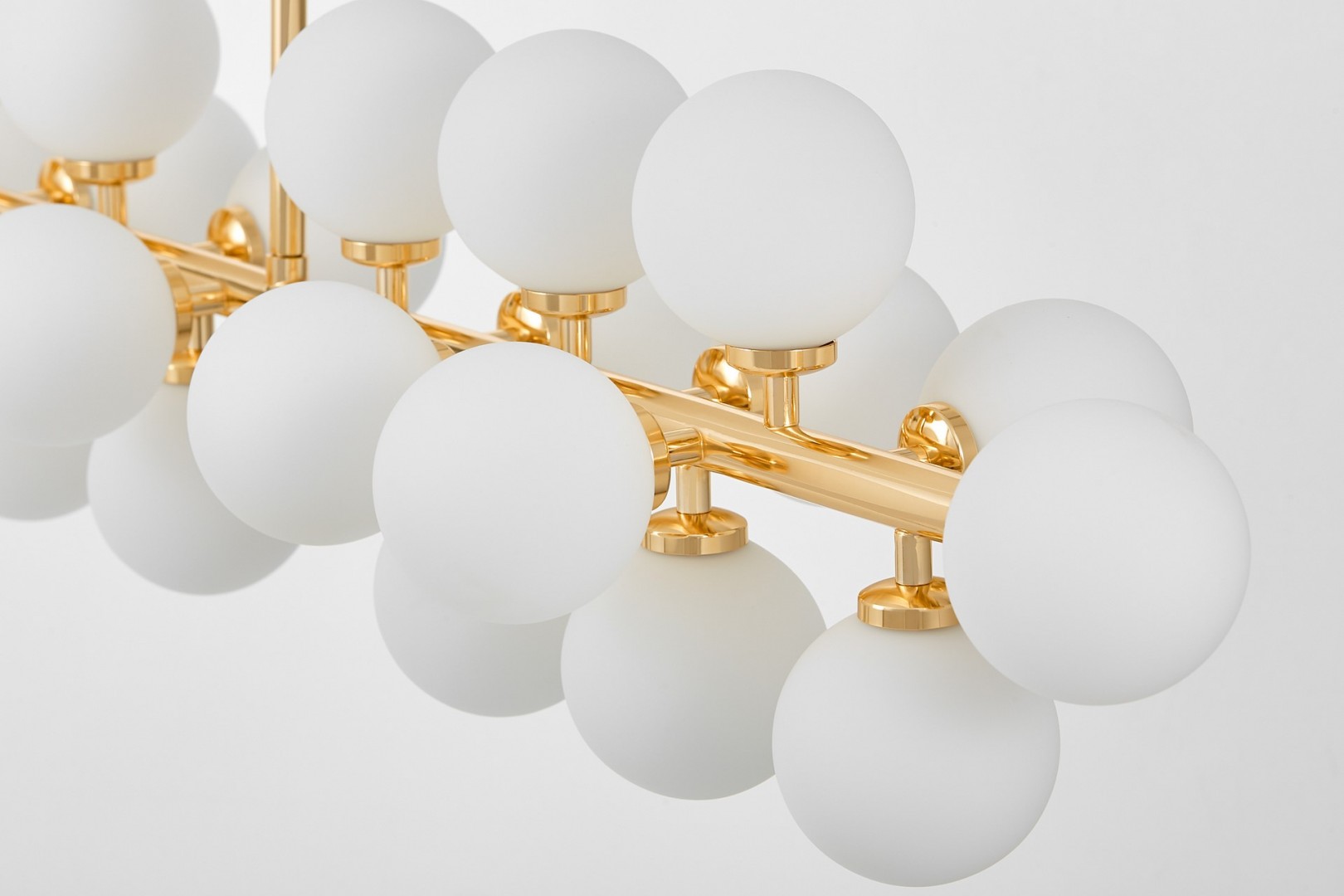 NOWOCZESNA LAMPA WISZĄCA ZŁOTA PETRICA W24