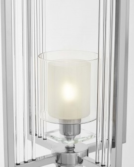 NOWOCZESNA LAMPA WISZĄCA LOFT CHROMOWANA MANHATTAN W1