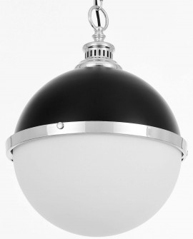 LAMPA WISZĄCA LOFT CZARNO-MOSIĘŻNA LARGO