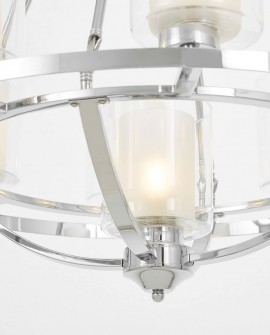 LAMPA WISZĄCA LOFT CHROMOWANA SANTINI W9