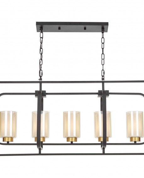 LAMPA WISZĄCA LOFT CHARNO-MOSIĘŻNA CHICAGO W5