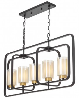 LAMPA WISZĄCA LOFT CHARNO-MOSIĘŻNA CHICAGO W5