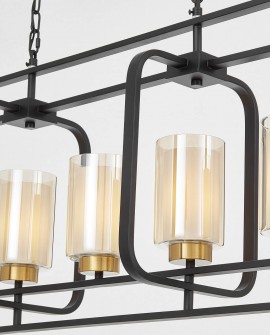 LAMPA WISZĄCA LOFT CHARNO-MOSIĘŻNA CHICAGO W5