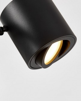 NOWOCZESNA LAMPA WISZĄCA CZARNA BOLT W6