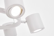 NOWOCZESNA LAMPA WISZĄCA BIAŁA BOLT W6