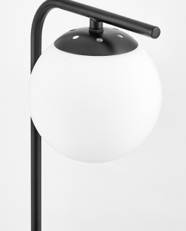 NOWOCZESNA LAMPA BIURKOWA CZARNA TESO W1