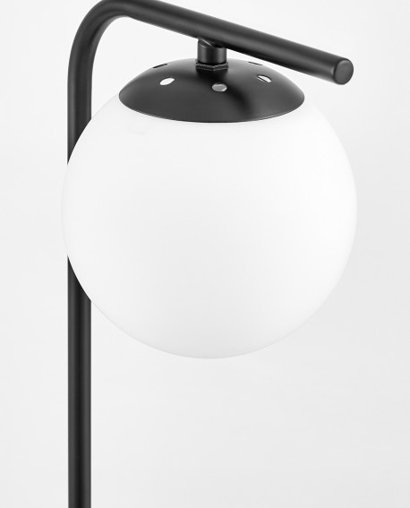 NOWOCZESNA LAMPA BIURKOWA CZARNA TESO W1