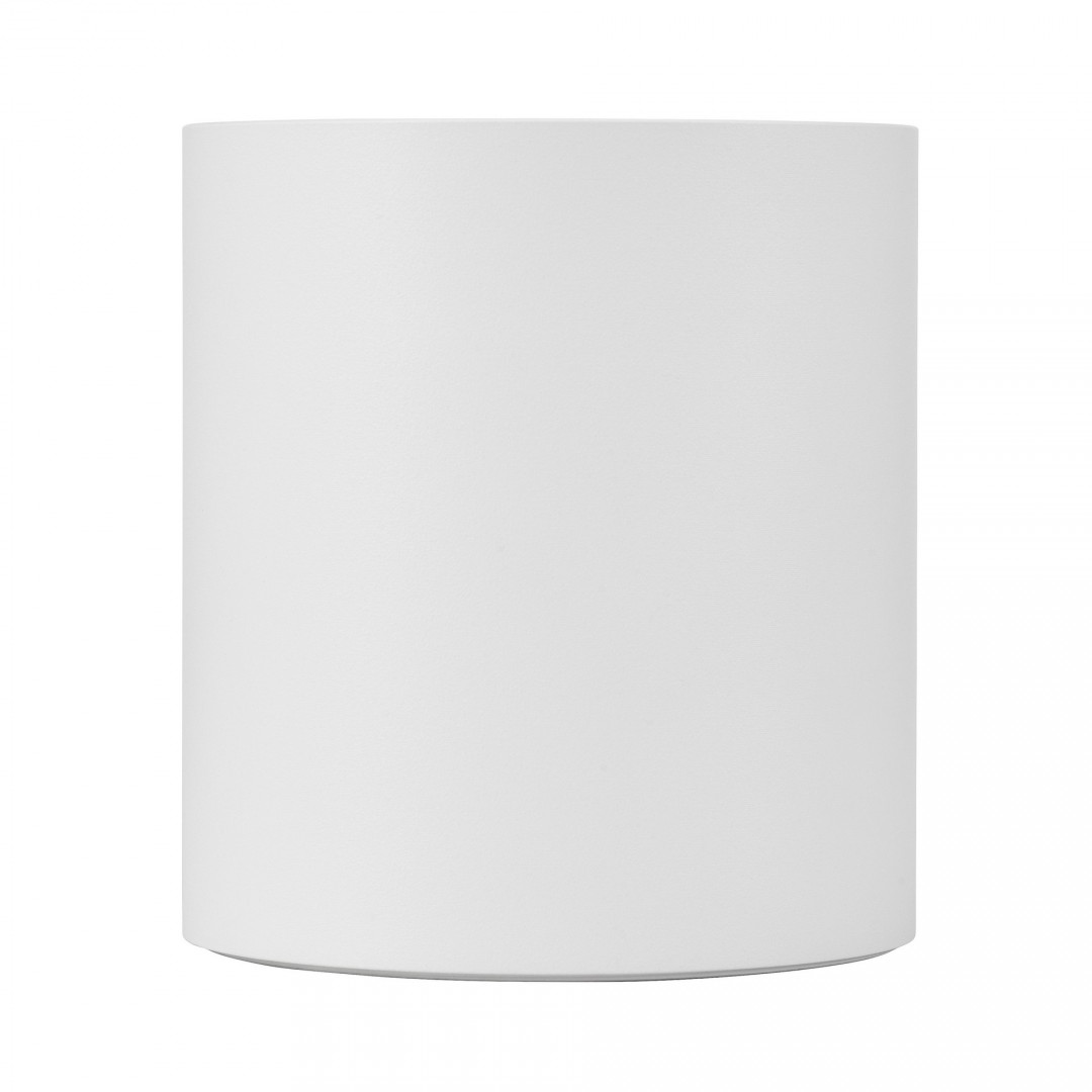 minimalistyczna lampa sufitowa typu spot tuba w kolorze białym do salonu i korytarza marka Lampit wersja Nuri W1