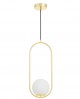 NOWOCZESNA LAMPA WISZĄCA KLASYCZNE ZŁOTO VERO 1B