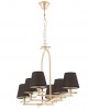 LAMPA WISZĄCA CZARNO-ZŁOTA LIMERA W6