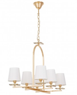 LAMPA WISZĄCA ZŁOTO-BIAŁA LIMERA W6