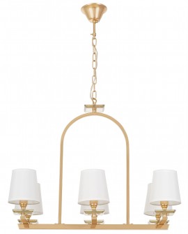 LAMPA WISZĄCA ZŁOTO-BIAŁA LIMERA W6