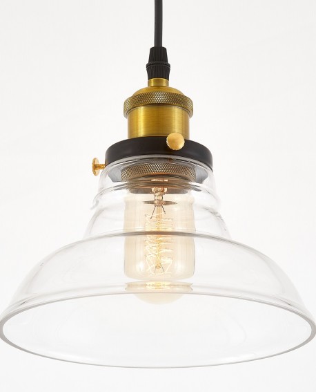 LAMPA WISZĄCA ZWIS CZARNY BAO