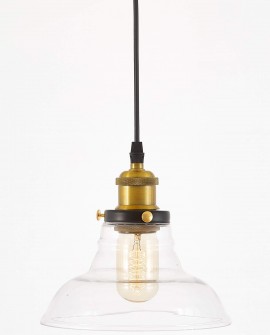 LAMPA WISZĄCA ZWIS CZARNY BAO