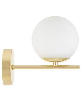 LAMPA ŚCIENNA KINKIET NOWOCZESNY KLASYCZNY ZŁOTY LEDO W1