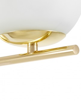 LAMPA ŚCIENNA KINKIET NOWOCZESNY KLASYCZNY ZŁOTY LEDO W1