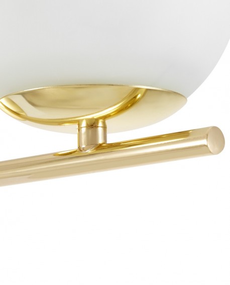 LAMPA ŚCIENNA KINKIET NOWOCZESNY KLASYCZNY ZŁOTY LEDO W1