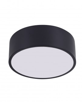 NOWOCZESNA LAMPA SUFITOWA PLAFON CZARNY NEVO D23