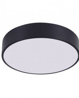 NOWOCZESNA LAMPA SUFITOWA PLAFON CZARNY NEVO D40
