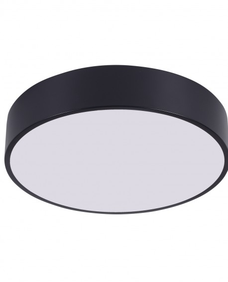 NOWOCZESNA LAMPA SUFITOWA PLAFON CZARNY NEVO D40