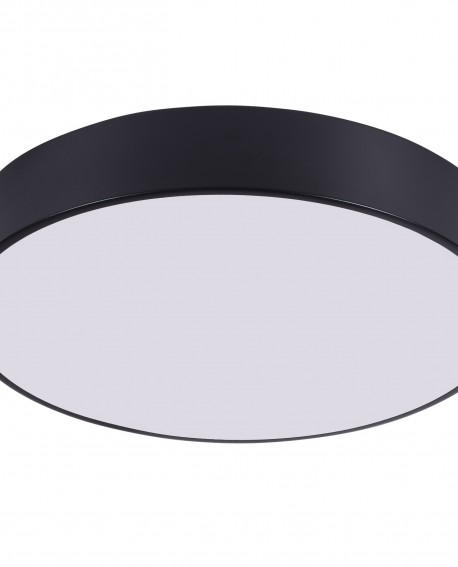 NOWOCZESNA LAMPA SUFITOWA PLAFON CZARNY NEVO D50