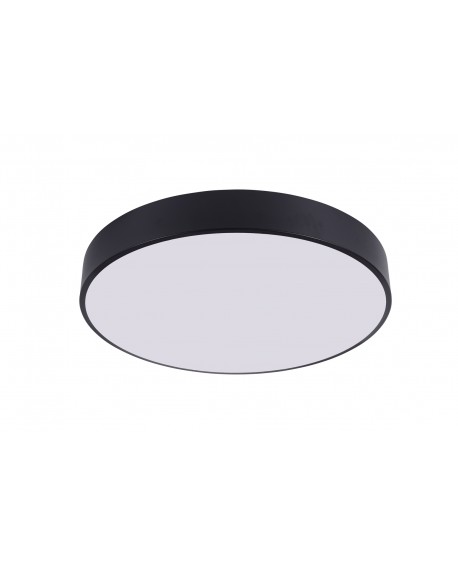 NOWOCZESNA LAMPA SUFITOWA PLAFON CZARNY NEVO D60
