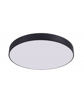 NOWOCZESNA LAMPA SUFITOWA PLAFON CZARNY NEVO D78