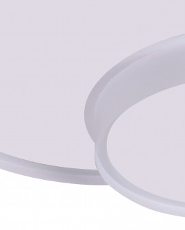 NOWOCZESNA LAMPA SUFITOWA PLAFON BIAŁY NEVO DUO D40