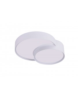 NOWOCZESNA LAMPA SUFITOWA PLAFON BIAŁY NEVO DUO D40