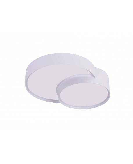 NOWOCZESNA LAMPA SUFITOWA PLAFON BIAŁY NEVO DUO D40