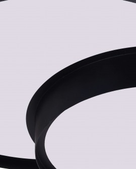 NOWOCZESNA LAMPA SUFITOWA PLAFON CZANY NEVO DUO D40