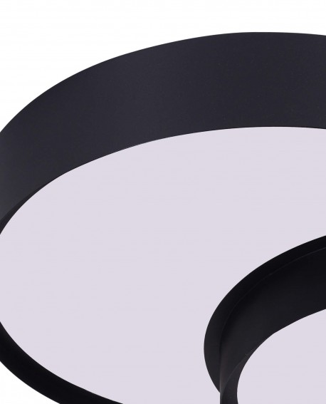 NOWOCZESNA LAMPA SUFITOWA PLAFON CZANY NEVO DUO D40