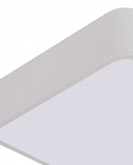 NOWOCZESNA LAMPA SUFITOWA PLAFON BIAŁY ARNO D30