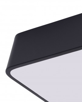 NOWOCZESNA LAMPA SUFITOWA PLAFON CZARNY ARNO D30