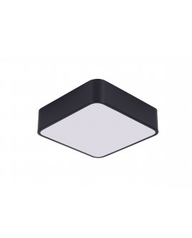 NOWOCZESNA LAMPA SUFITOWA PLAFON CZARNY ARNO D30