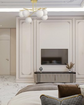 NOWOCZESNA LAMPA SUFITOWA WISZĄCA KLASYCZNE ZŁOTO LEDO W6