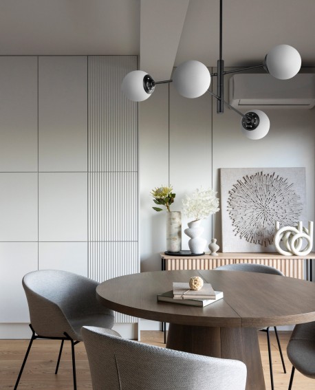 NOWOCZESNA LAMPA SUFITOWA WISZĄCA CZARNA FINO W4