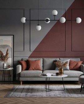 NOWOCZESNA LAMPA WISZĄCA CZARNA FINO W6