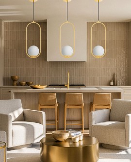 NOWOCZESNA LAMPA WISZĄCA KLASYCZNE ZŁOT0 VERO 1B