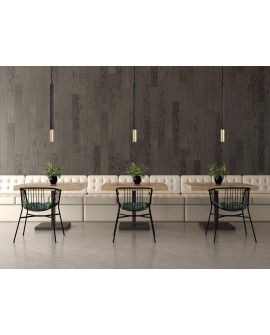 NOWOCZESNA LAMPA WISZĄCA CZARNO-ZŁOTA TUBA SLIM W1