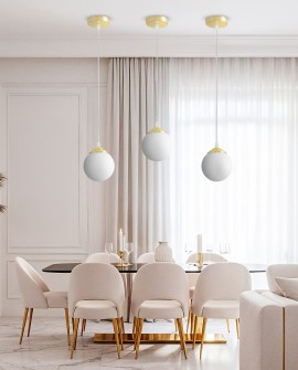 NOWOCZESNA LAMPA WISZĄCA KLASYCZNE ZŁOTO FINO W1
