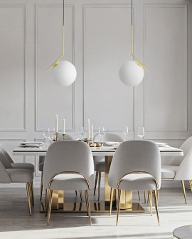 NOWOCZESNA LAMPA WISZĄCA KLASYCZNE ZŁOTO SORENTO D30