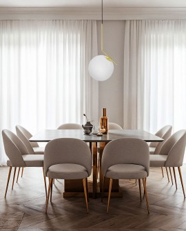 NOWOCZESNA LAMPA WISZĄCA KLASYCZNE ZŁOTO SORENTO D30
