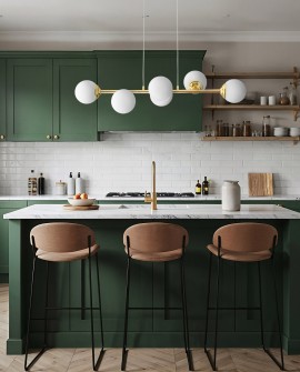 NOWOCZESNA LAMPA WISZĄCA KLASYCZNE ZŁOTO FINO W6